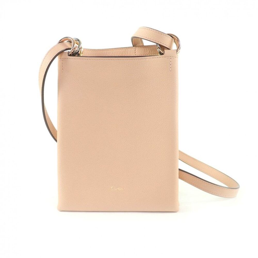 Cartier Trinity Pink Leather Shoulder Bag
